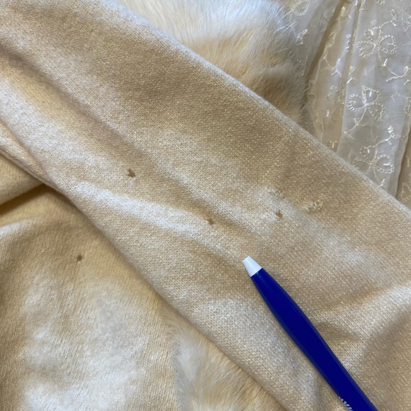 AUTHENTIC VINTAGE FUR CARDIGAN SWEATER PINUP MADMEN WOOL RETRO ROCKABILLY - Picture 14 of 14